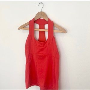 Lululemon Red Coral Racerback Bra Tank Top 12